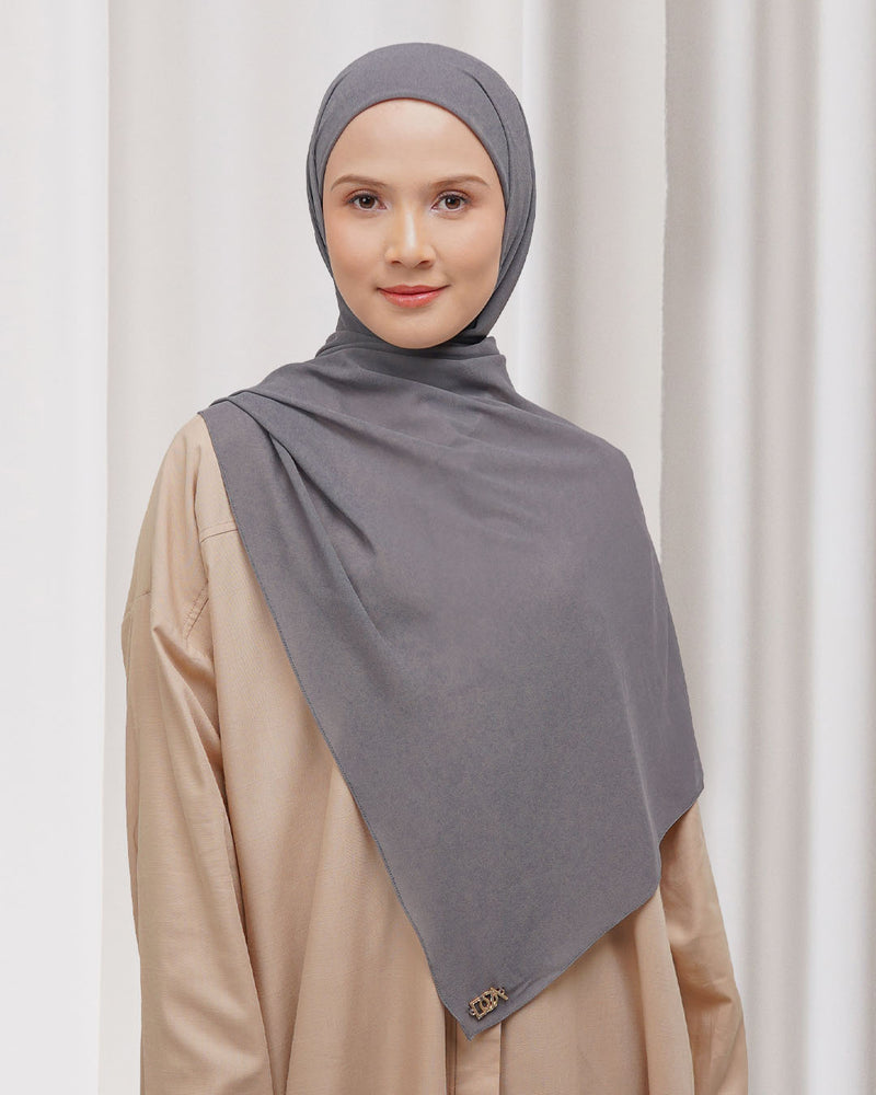 Meela Pashmina Instant - Dark Grey