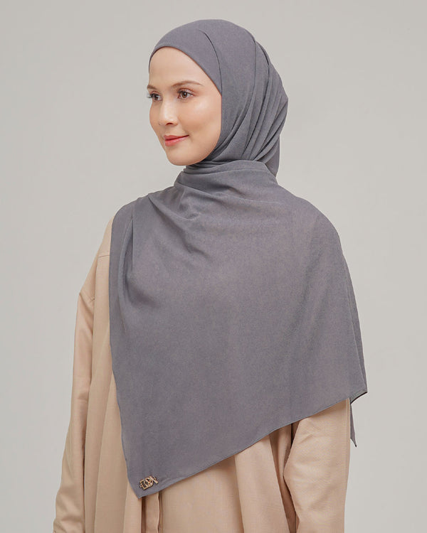 Meela Pashmina Instant - Dark Grey