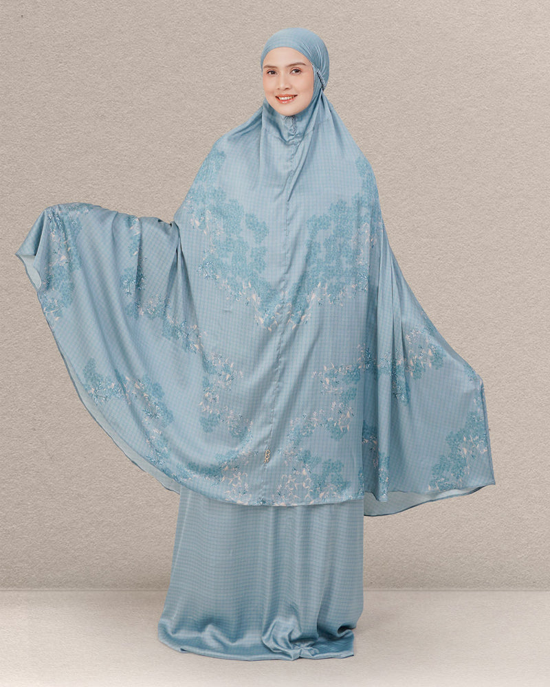 Soleil Prayer Robe - Blue Denim