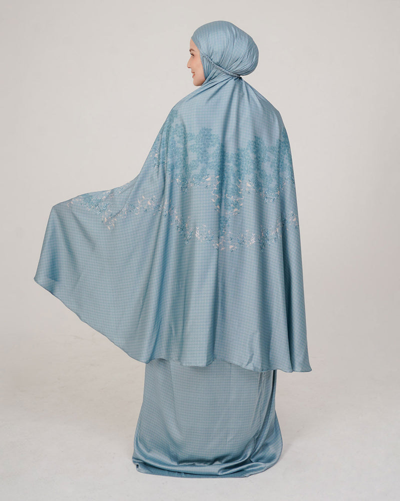 Soleil Prayer Robe - Blue Denim