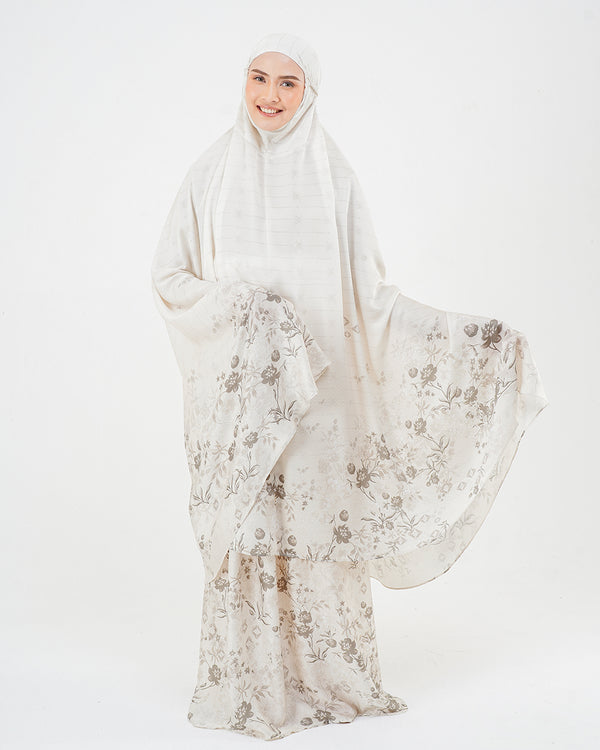 Dafiya Prayer Robe - Oatmilk