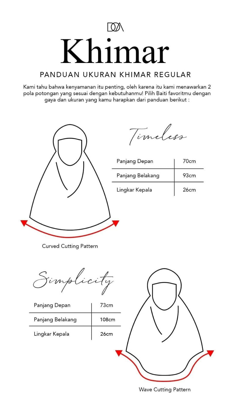 Sherlyta Khimar (Timeless) - Maroon