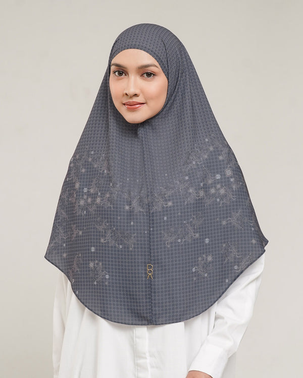 Baiti Puspa Khimar V1 - Dark Grey