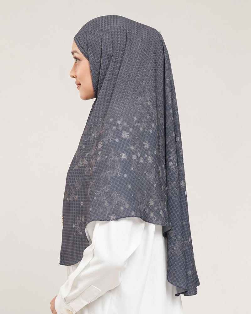 Baiti Puspa Khimar V1 - Dark Grey