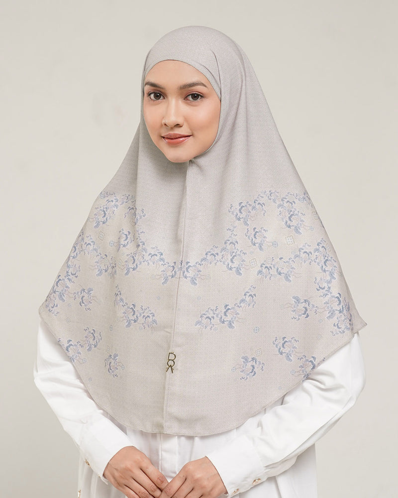 Baiti Puspa Khimar V1 - Ash Taupe