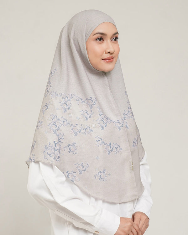 Baiti Puspa Khimar V1 - Ash Taupe
