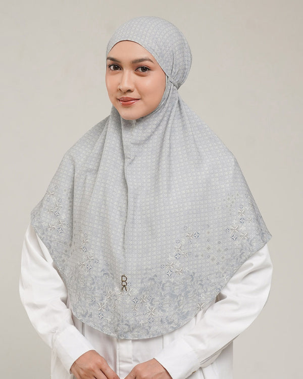 Baiti Puspa Khimar V2 - Cloud Grey