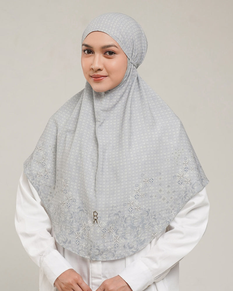 Baiti Puspa Khimar V2 - Cloud Grey