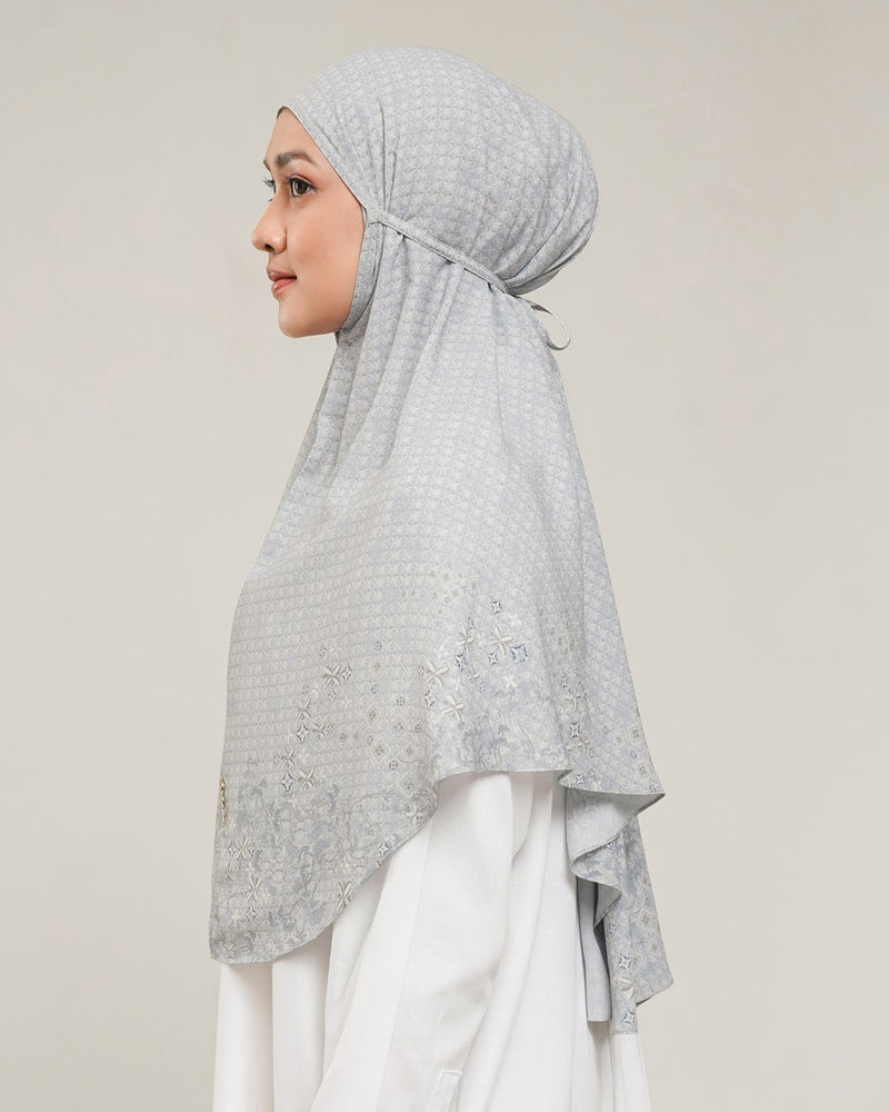 Baiti Puspa Khimar V2 - Cloud Grey