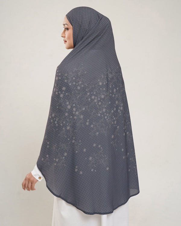 Baiti Puspa Khimar Syar'i V1 - Dark Grey
