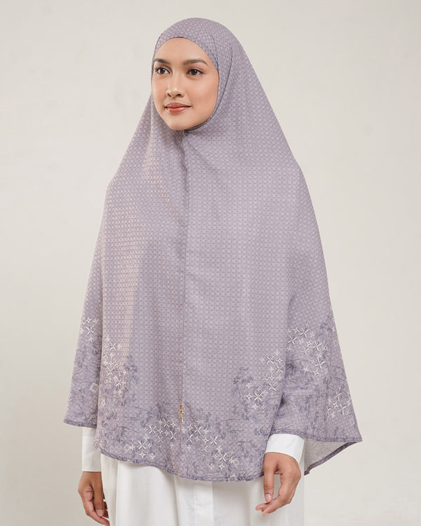 Baiti Puspa Khimar Syar'i V2 - Dusty Purple