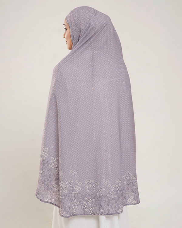 Baiti Puspa Khimar Syar'i V2 - Dusty Purple