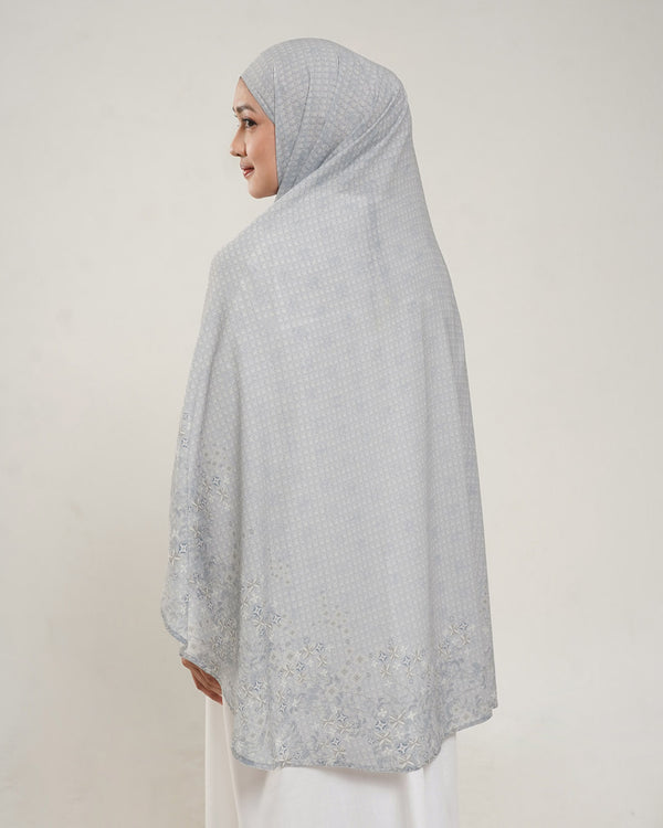 Baiti Puspa Khimar Syar'i V2 - Cloud Grey