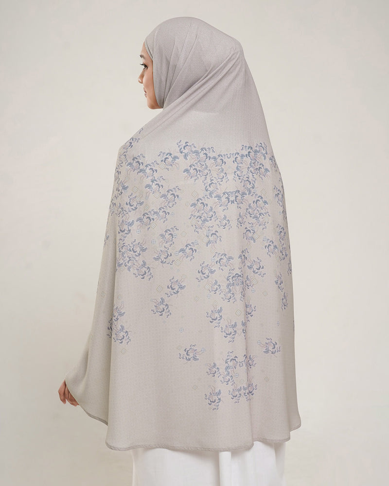Baiti Puspa Khimar Syar'i V1 - Ash Taupe