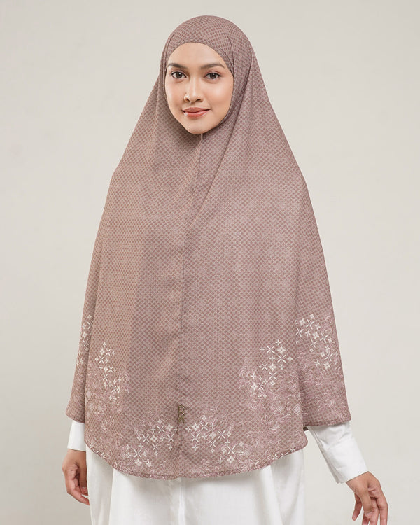Baiti Puspa Khimar Syar'i V2 - Light Chesnut