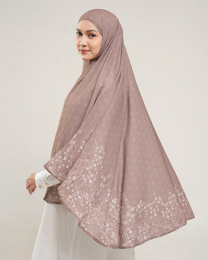Baiti Puspa Khimar Syar'i V2 - Light Chesnut