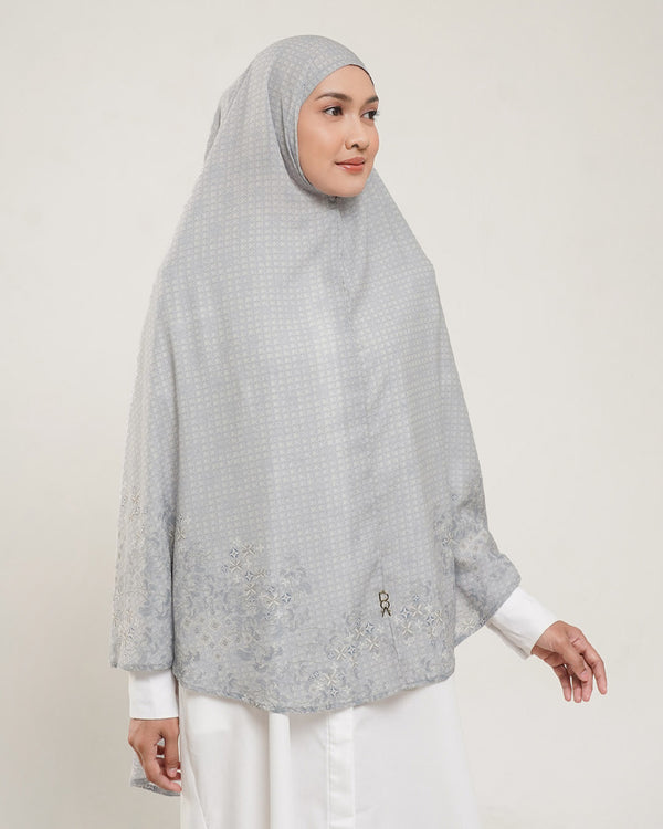 Baiti Puspa Khimar Syar'i V2 - Cloud Grey
