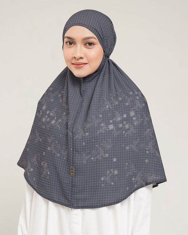 Baiti Puspa Khimar V1 - Dark Grey