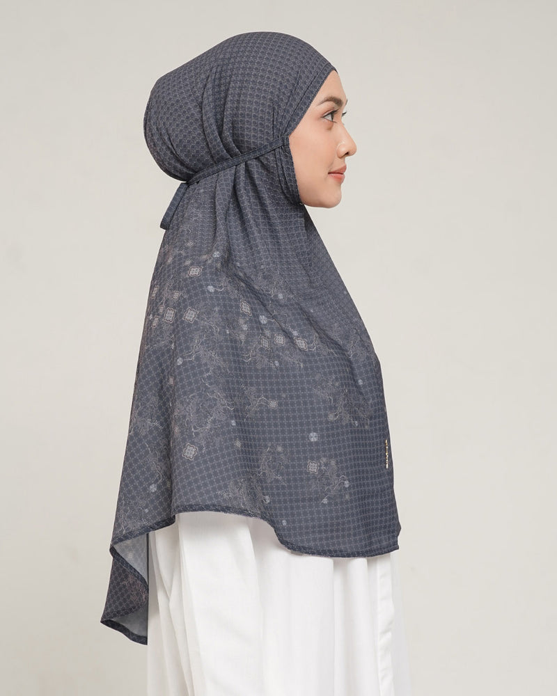 Baiti Puspa Khimar V1 - Dark Grey