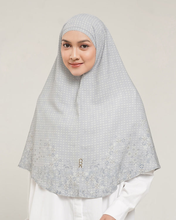 Baiti Puspa Khimar V2 - Cloud Grey