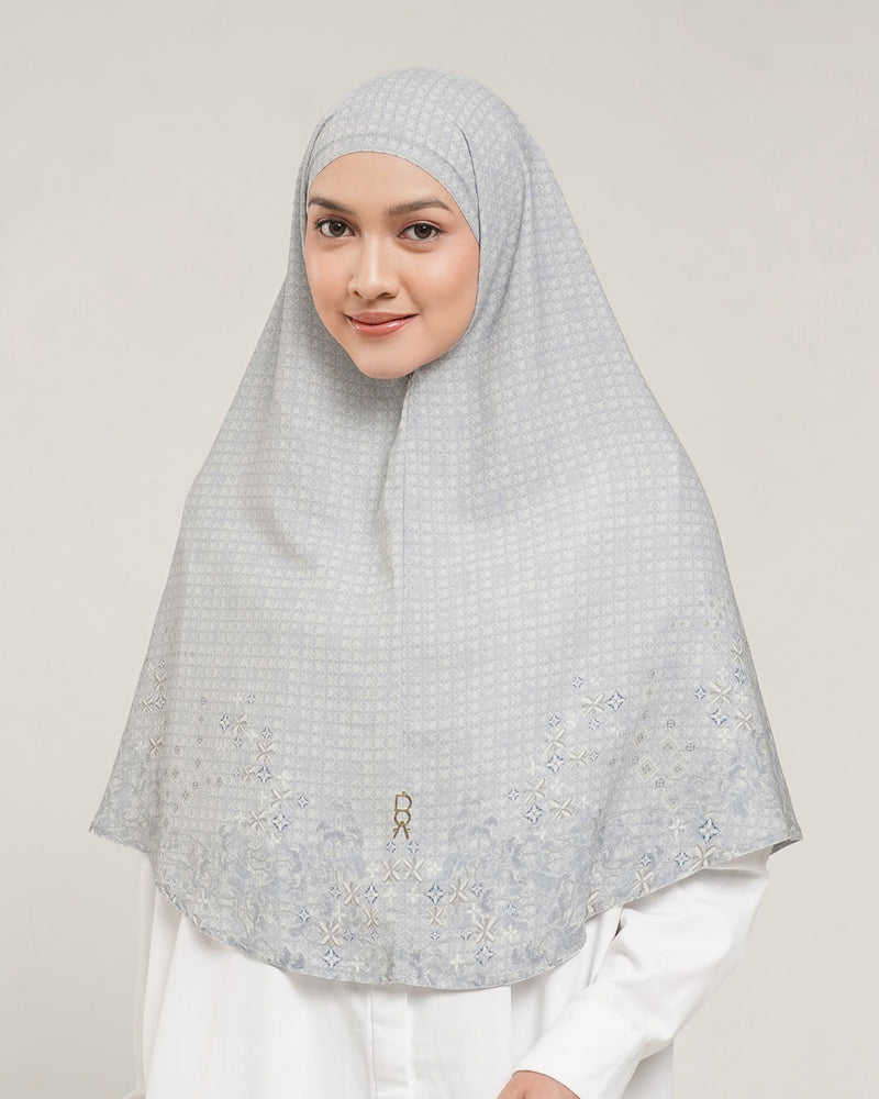 Baiti Puspa Khimar V2 - Cloud Grey