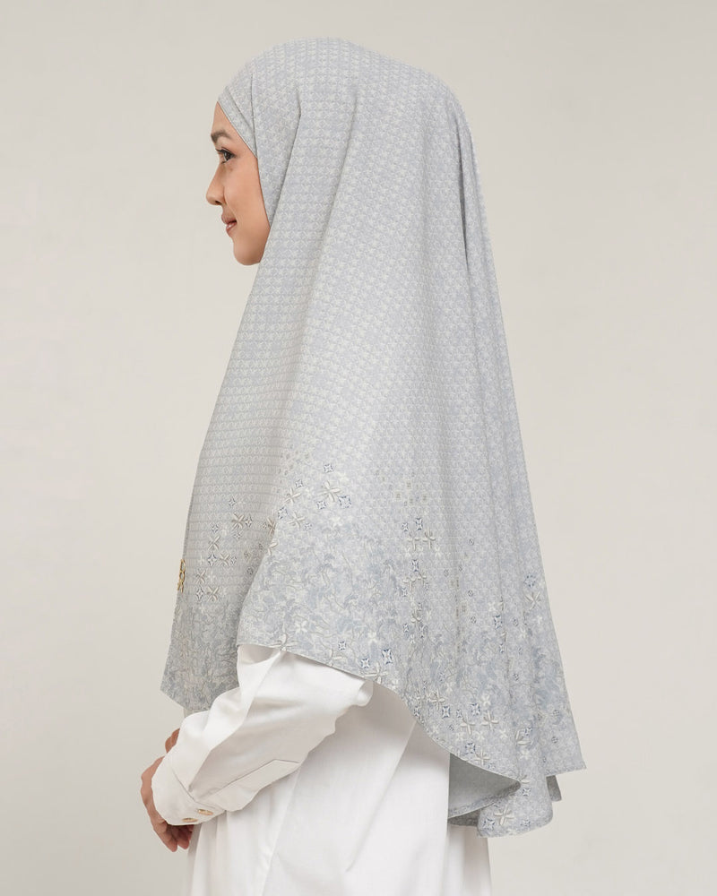 Baiti Puspa Khimar V2 - Cloud Grey