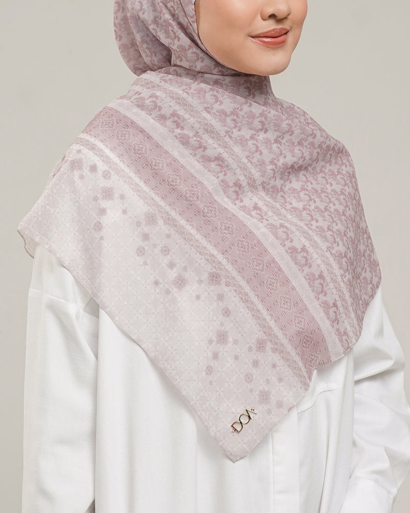 Puspa Pashmina Instan - Soft Pink
