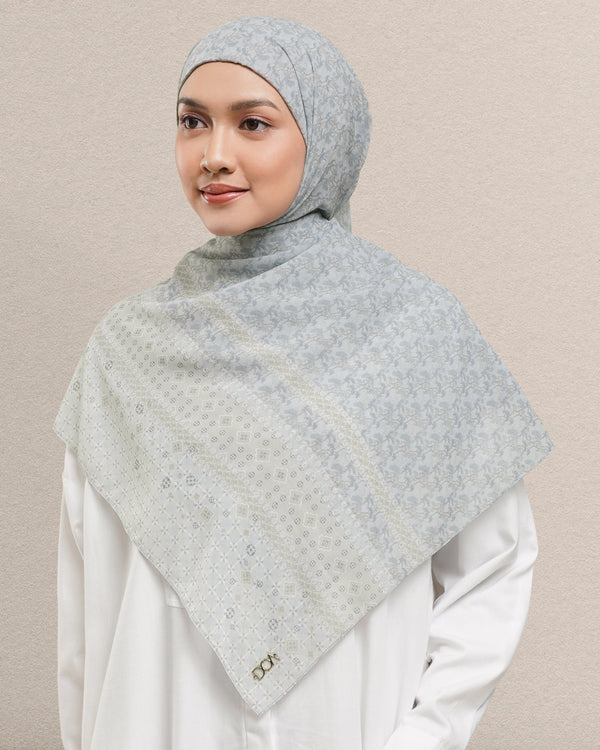 Puspa Pashmina Instan - Cloud Gray