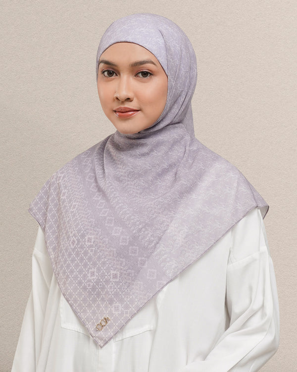 Puspa Pashmina Instan - Dusty Purple