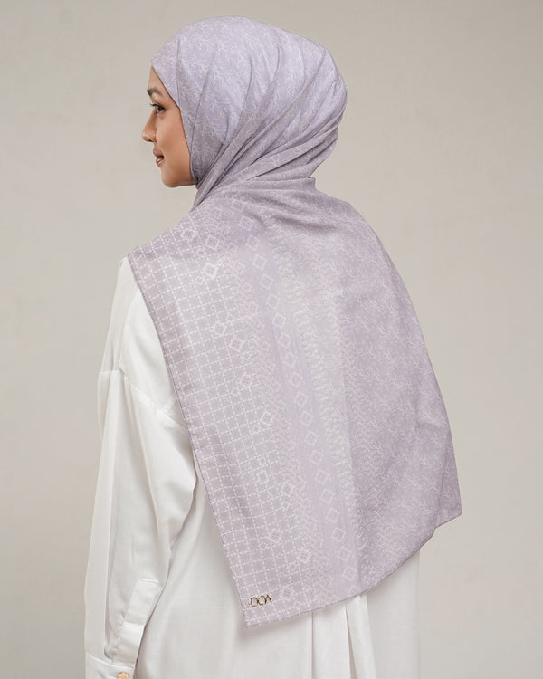 Puspa Pashmina Instan - Dusty Purple