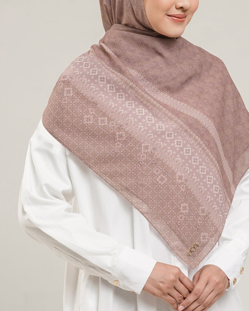 Puspa Pashmina Instan - Light Chestnut