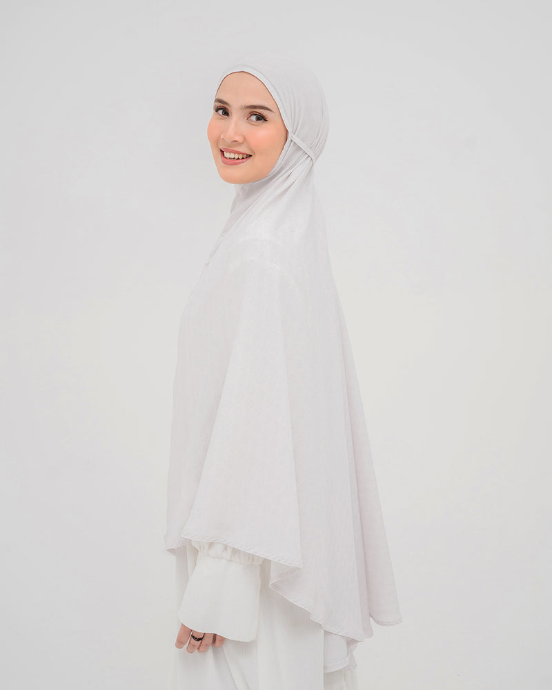 Baiti Nadja Khimar Syar'i - Broken White