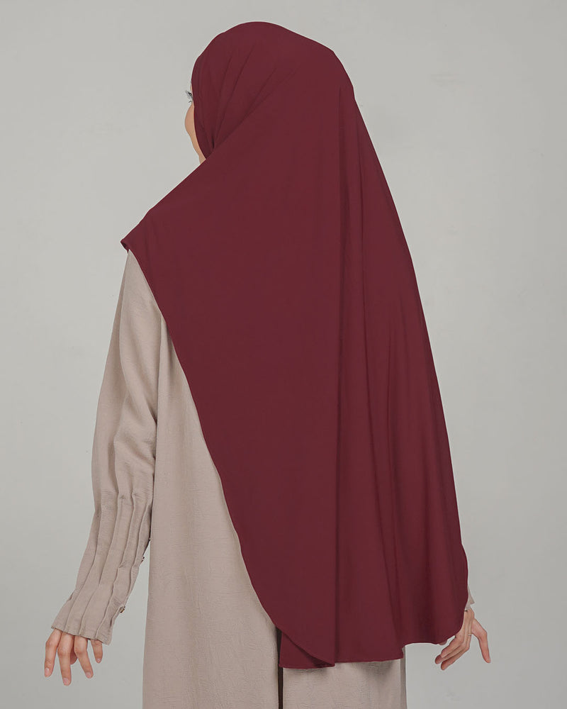 Sherlyta Khimar (Simplicity) - Maroon