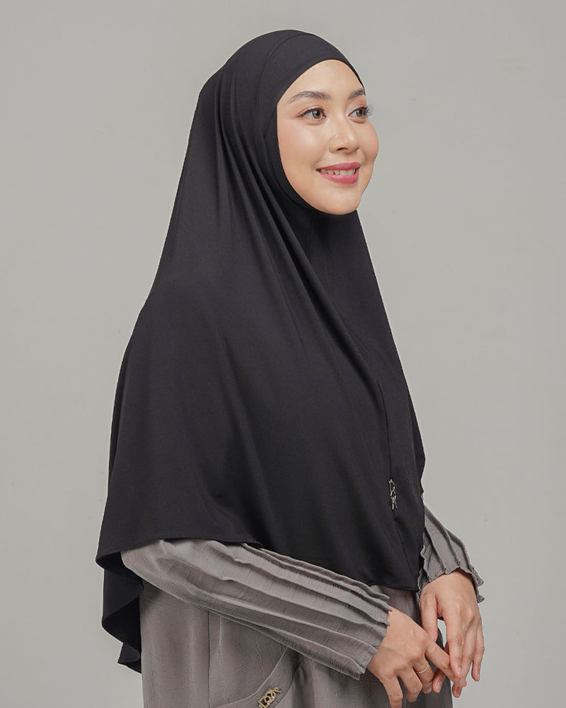 Sherlyta Khimar (Timeless) - Black