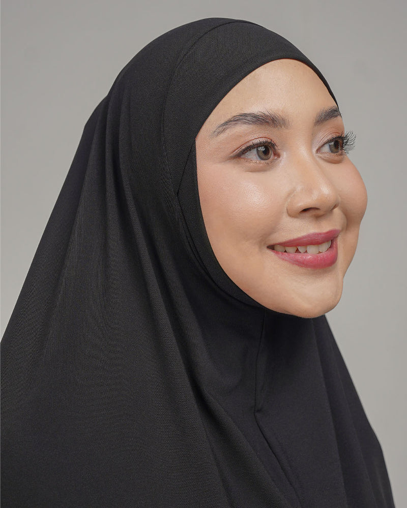 Sherlyta Khimar (Timeless) - Black