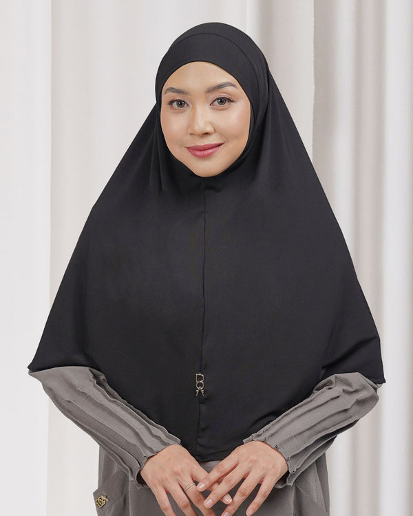 Sherlyta Khimar (Timeless) - Black