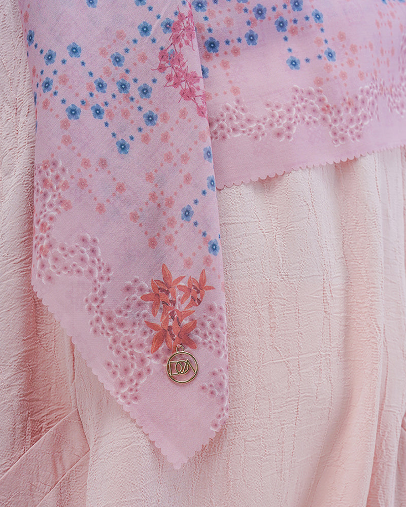 Gaenaree Scarf Syar'i - Pink