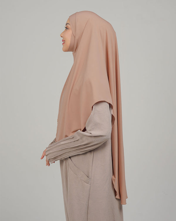 Sherlyta Khimar (Simplicity) - Mocca