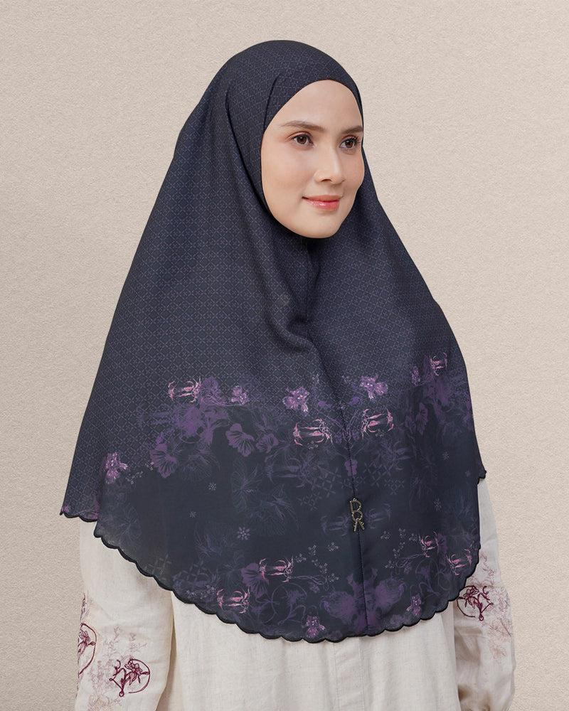 Baiti Soleil Khimar (Simplicity) - Black