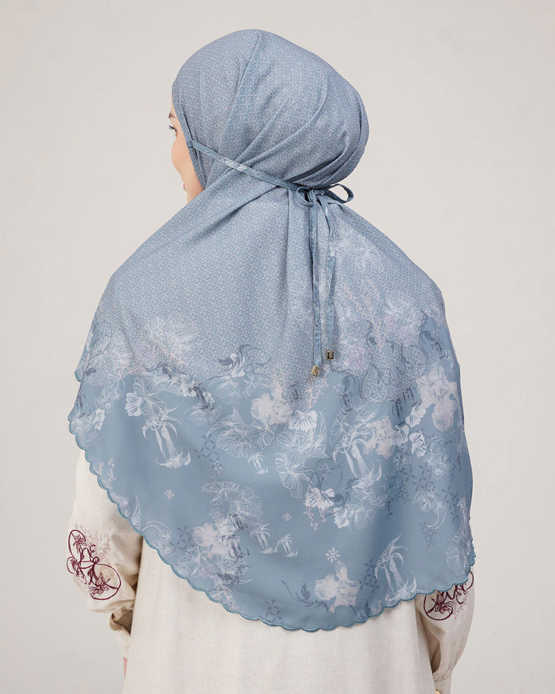 Baiti Soleil Khimar (Simplicity) - Blue Denim