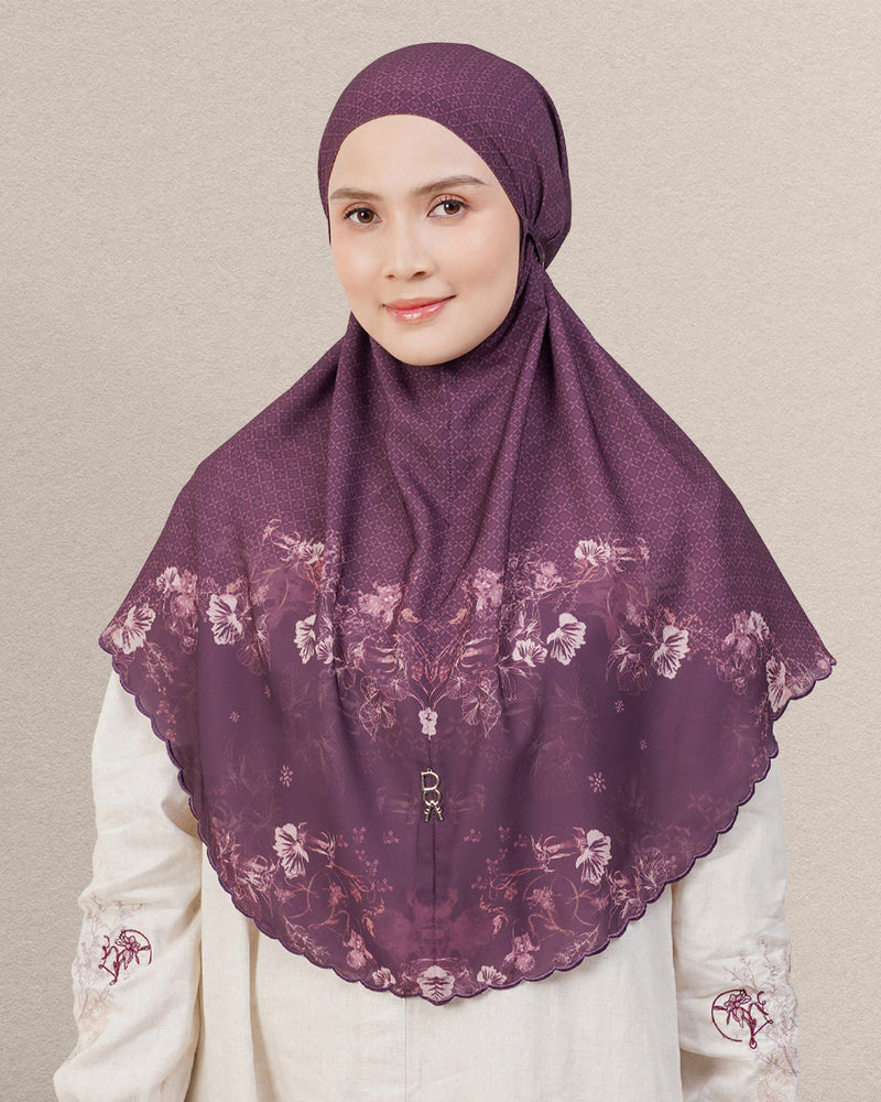 Baiti Soleil Khimar (Simplicity) - Plum