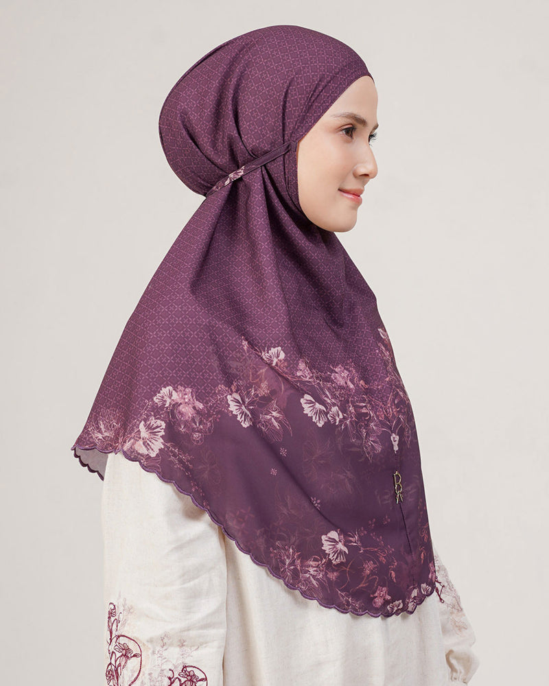 Baiti Soleil Khimar (Simplicity) - Plum