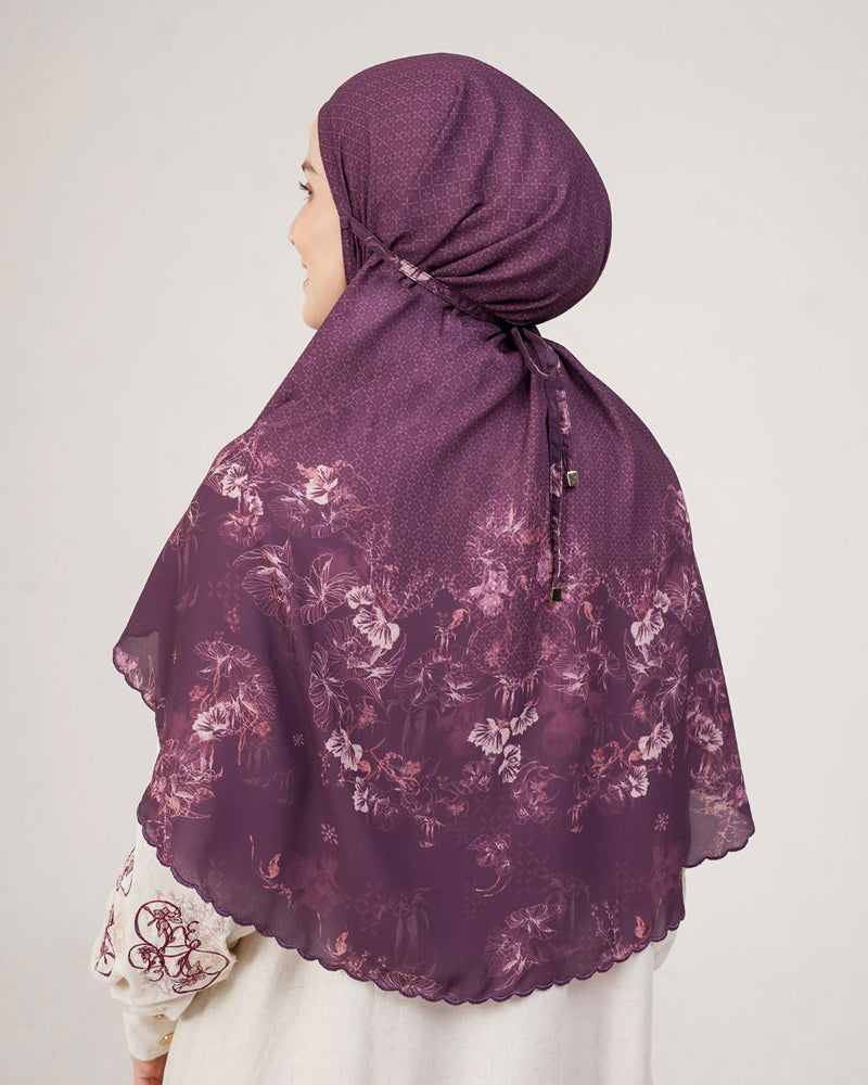 Baiti Soleil Khimar (Simplicity) - Plum