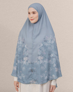 Baiti Soleil Khimar Syar'i - Blue Denim