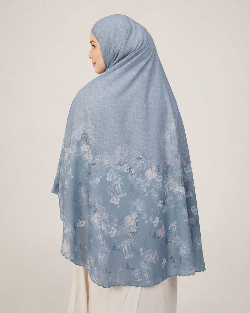 Baiti Soleil Khimar Syar'i - Blue Denim