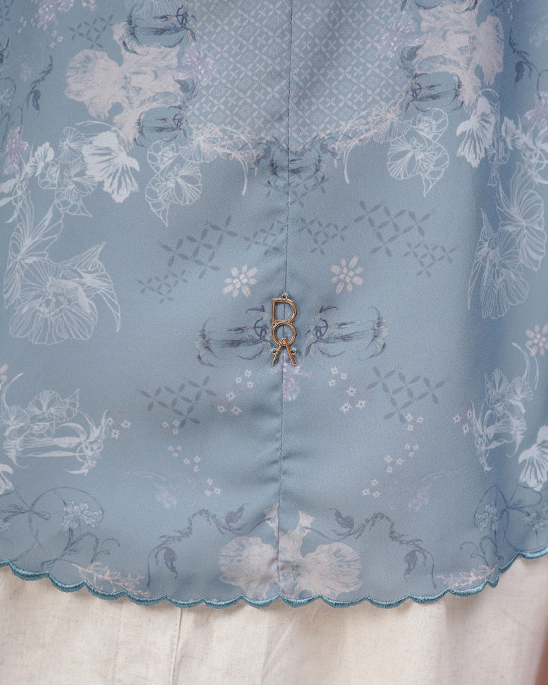 Baiti Soleil Khimar Syar'i - Blue Denim