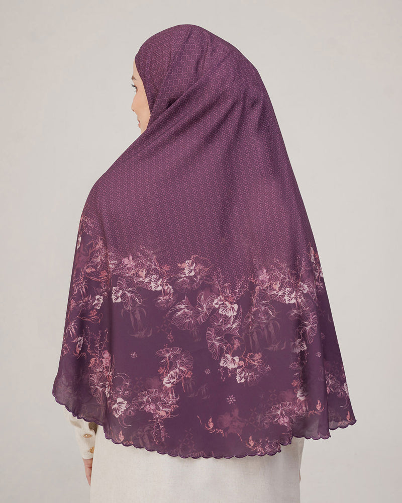 Baiti Soleil Khimar (Timeless) - Plum