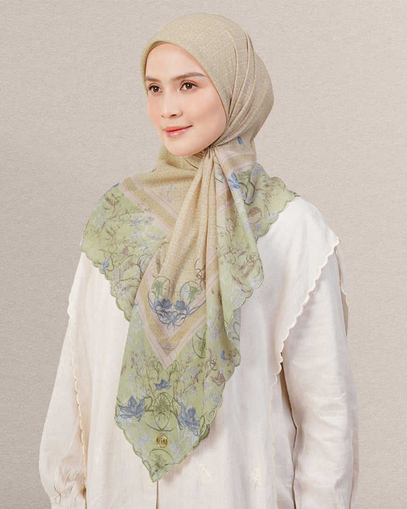 Soleil Scarf - Lime Creme