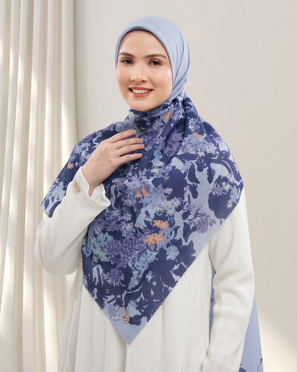 Soleil Scarf Syar'i - Cloudy Blue