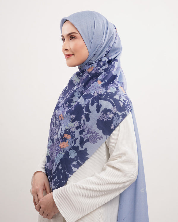 Soleil Scarf Syar'i - Cloudy Blue